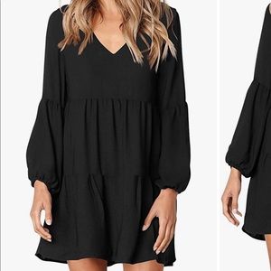 Black Tiered Dress